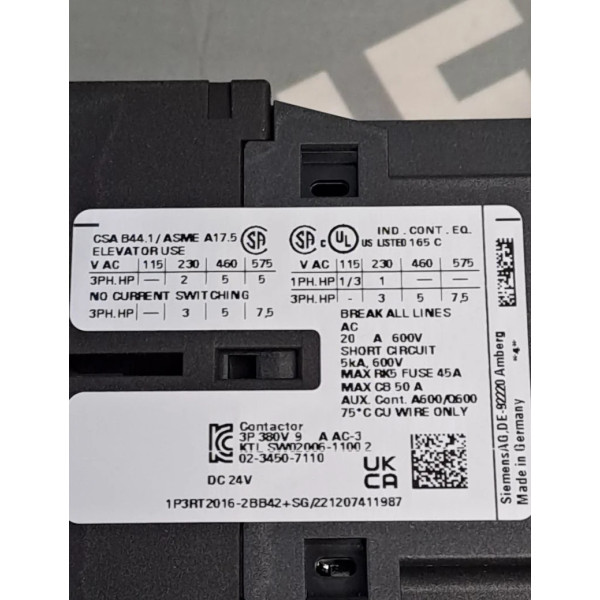 SIEMENS 3RT20162BB42