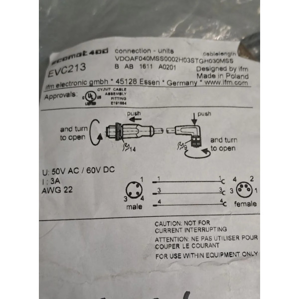 IFM  EVC213