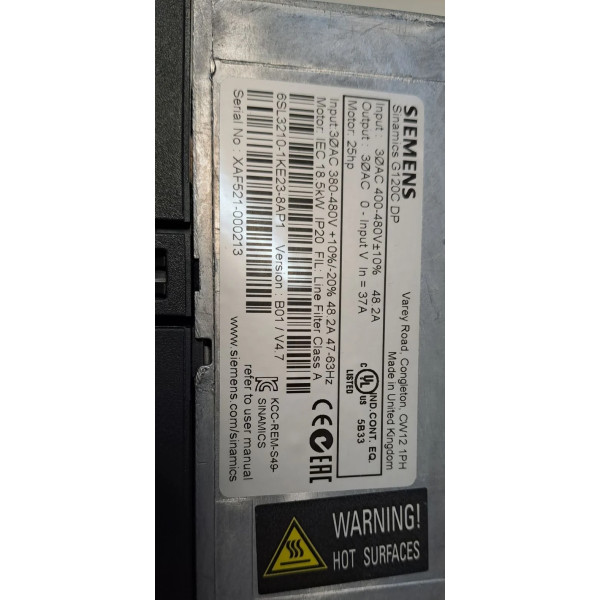 SIEMENS 6SL3210-1KE23-8AP1