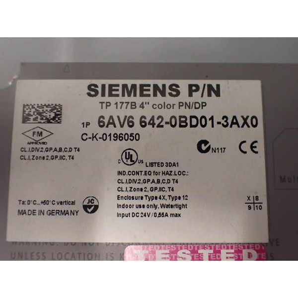 SIEMENS 6AV6642-0BD01-3AX0