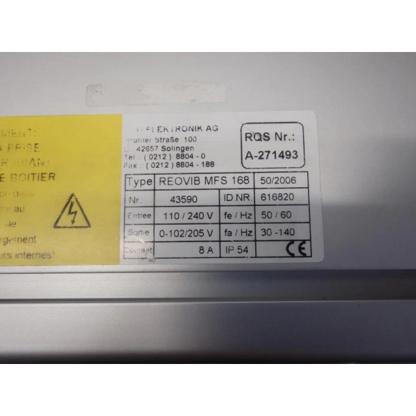 REO ELEKTRONIK  REOVIBMFS168