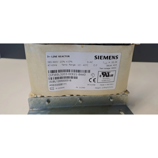 SIEMENS 6SL3203-0CE21-8AA0
