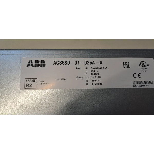ABB ACS580-01-025A-4