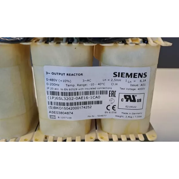 SIEMENS 6SL3202-0AE16-1CA0