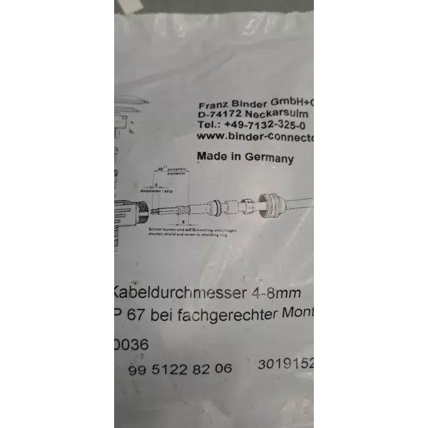 BINDER 99-5122-82-06