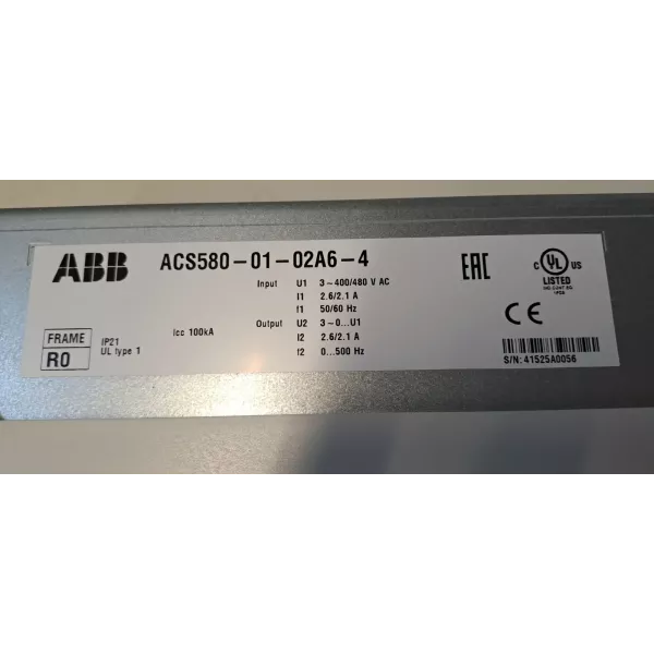 ABB ACS580-01-02A6-4