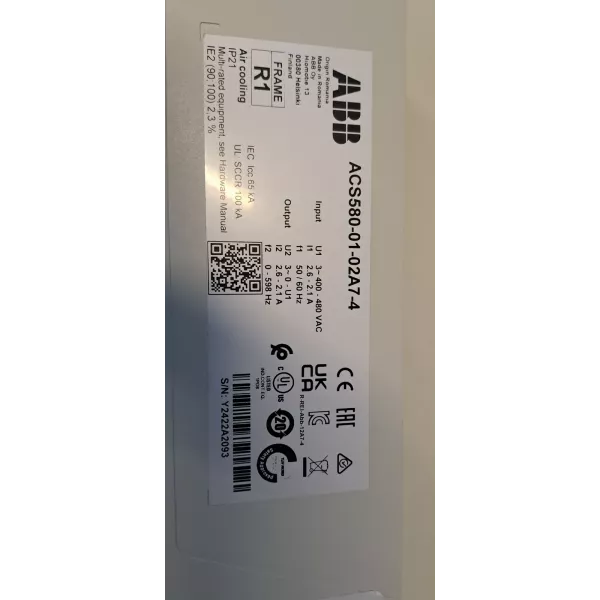 ABB ACS580-01-02A7-4