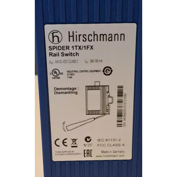 HIRSCHMANN  SPIDER1TX/1FX