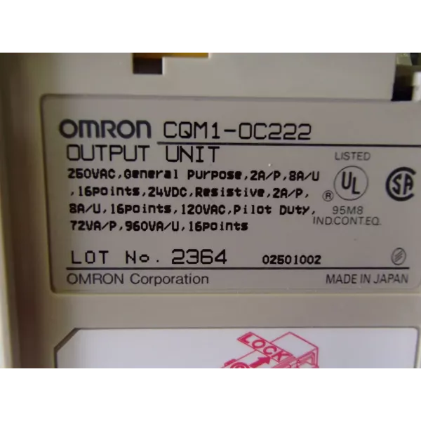 OMRON  CQM1OC222