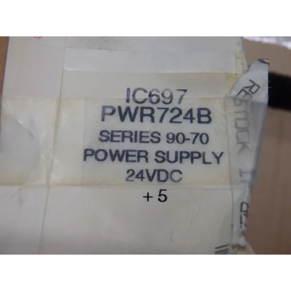 GE FANUC  IC697PWR724