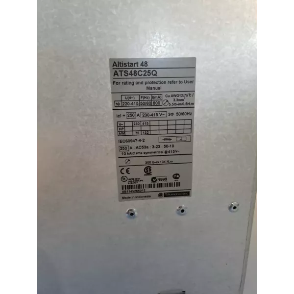 SCHNEIDER  ATS48C25Q