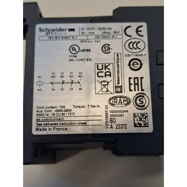 TÉLÉMÉCANIQUE  CA3KN22BD
