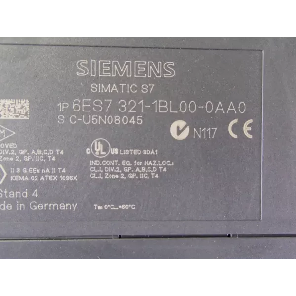 SIEMENS 6ES7321-1BL00-0AA0