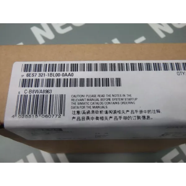 SIEMENS 6ES7321-1BL00-0AA0