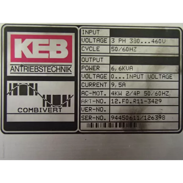 KEB 12F0R11-3429