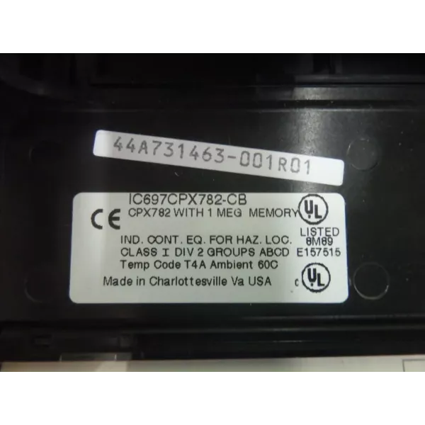 GE FANUC  IC697CPX782CB