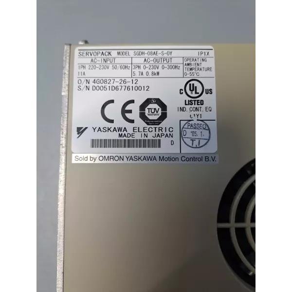 YASKAWA  SGDH-08AE-S-0Y