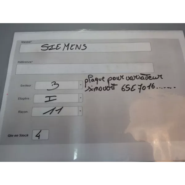 SIEMENS PLASTICSIEMENSIMOVERT