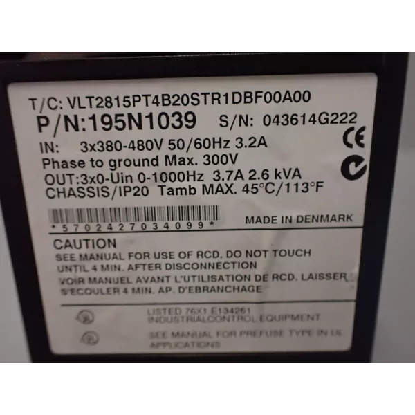 DANFOSS  195N1039