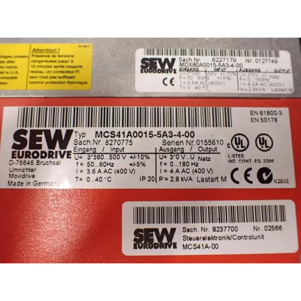 SEW-EURODRIVE MCS41A0015-5A3-4-00