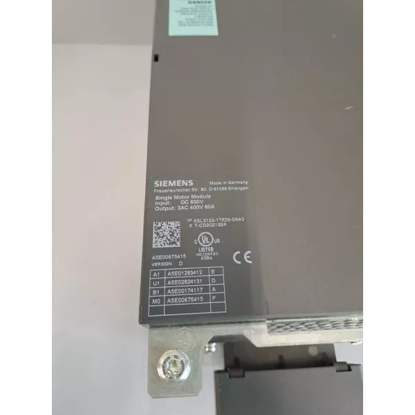 SIEMENS 6SL31201TE260AA3-DOUBLON