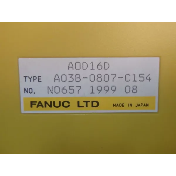 FANUC  A03B0807C154