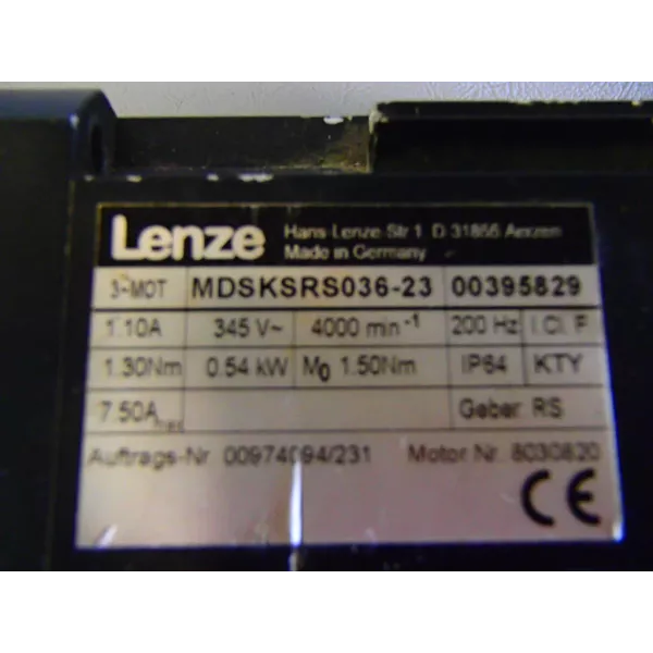 LENZE MDSKSRS036-23