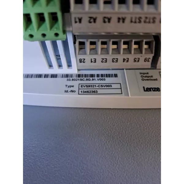 LENZE  EVS9321-CSV003 -  13462363 - REF 33.9321SC.8G.91.V003