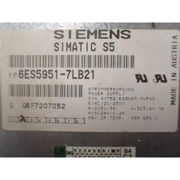 SIEMENS 6ES5951-7LB21