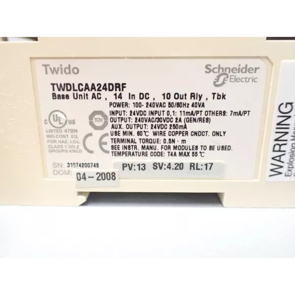 TÉLÉMÉCANIQUE  TWDLCAA24DRF