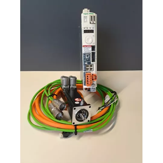 SCHNEIDER  LXM32AU60N4 + BSH0553P01A2A + CABLES
