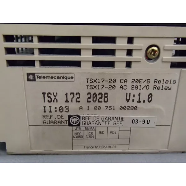 TÉLÉMÉCANIQUE  TSX1722028