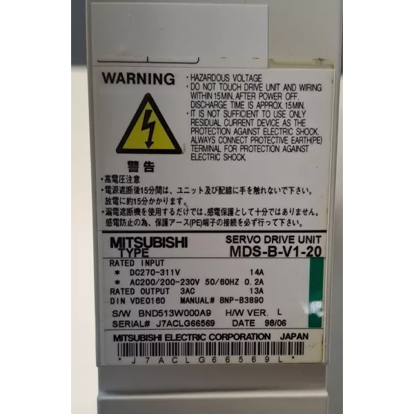 MITSUBISHI  MDS-B-V1-20