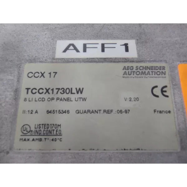 TÉLÉMÉCANIQUE  TCCX1730LW