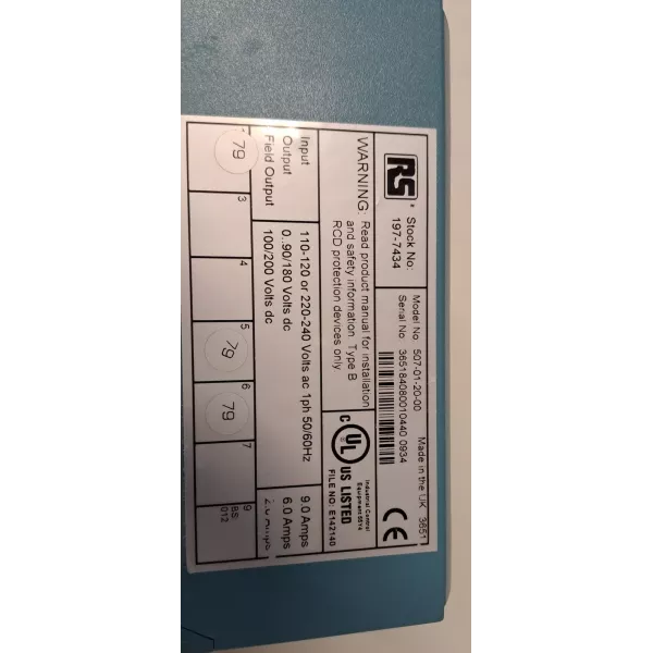 PARKER 507-01-20-00