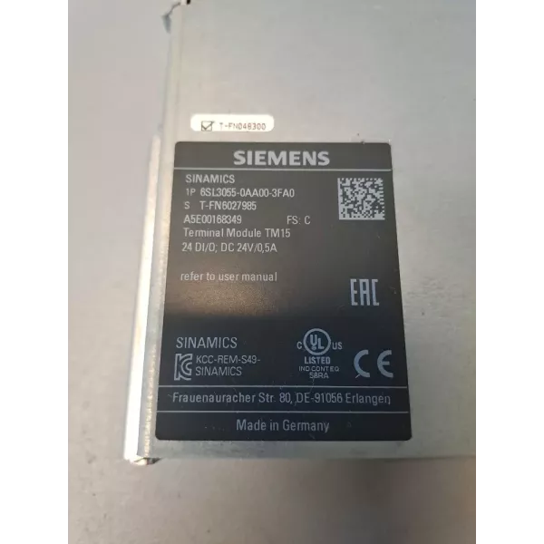 SIEMENS 6SL30550AA003FA0