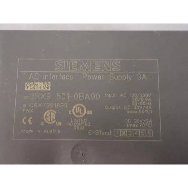 SIEMENS 3RX9501-0BA00