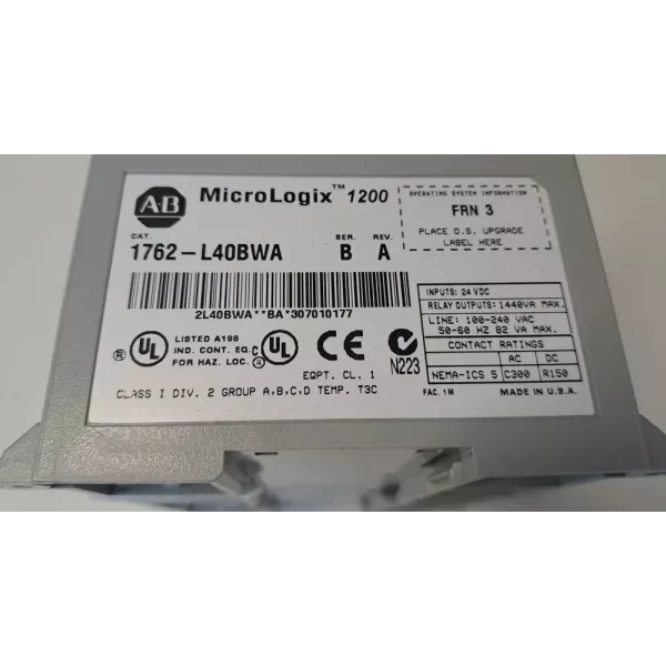 ALLEN BRADLEY  1762-L40BWA
