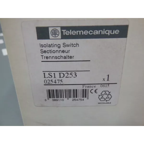 TÉLÉMÉCANIQUE  LS1D253
