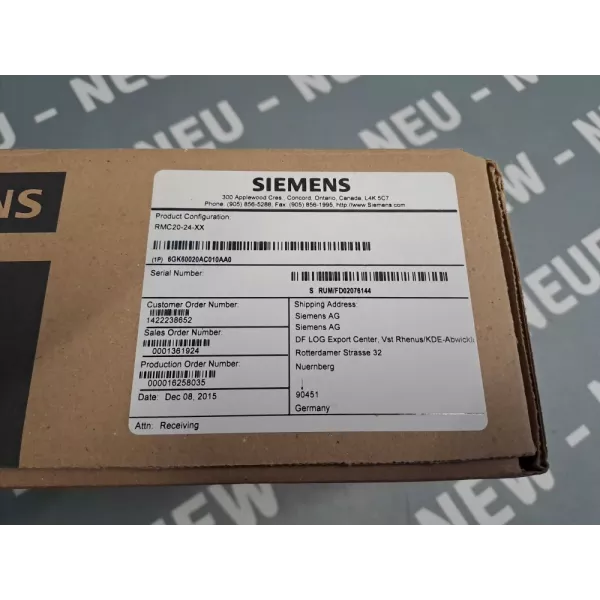 SIEMENS 6GK60020AC010AA0