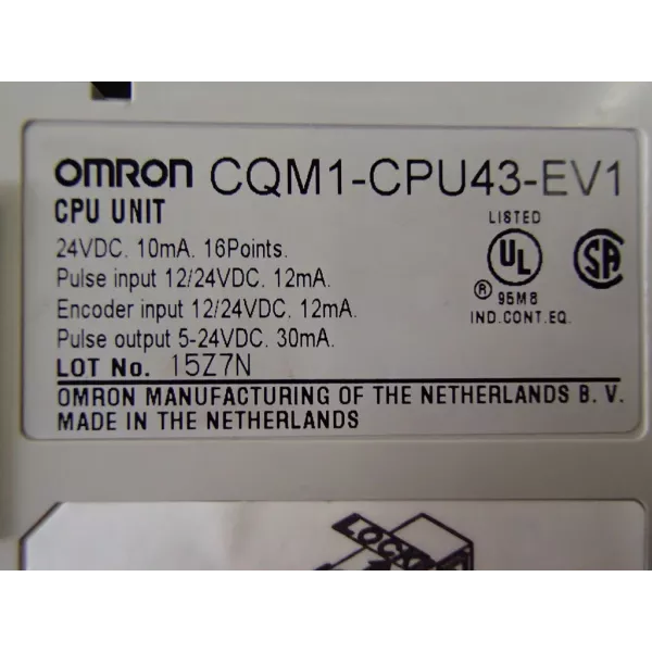 OMRON  CQM1-CPU43-EV1