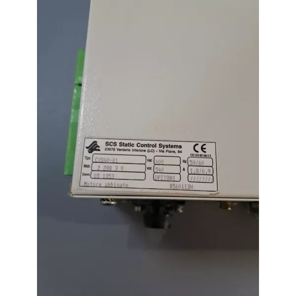 SCS STATIC CONTROL SYSTEMS CVS4001