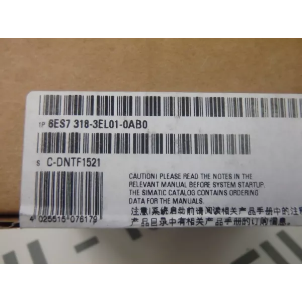 SIEMENS 6ES7318-3EL01-0AB0
