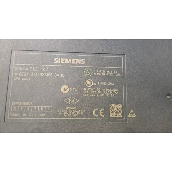 SIEMENS 6ES7414-3XM05-0AB0