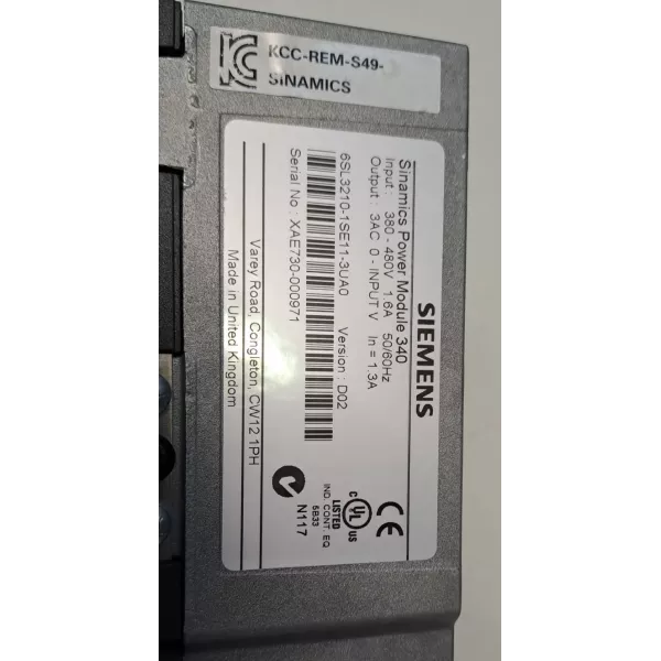 SIEMENS 6SL3210-1SE11-3UA0