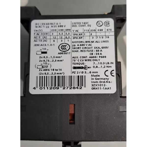 SIEMENS 3RT1017-1AP01