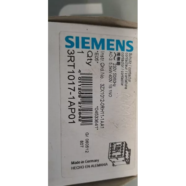 SIEMENS 3RT1017-1AP01