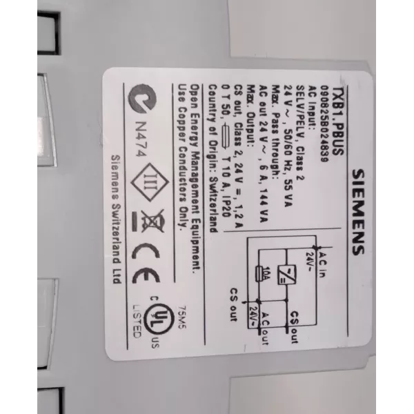 SIEMENS TXB1.PBUS