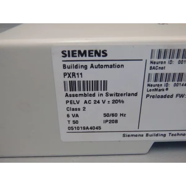 SIEMENS PXR11
