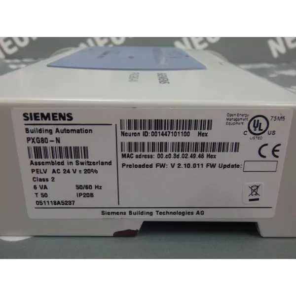 SIEMENS PXG80-N